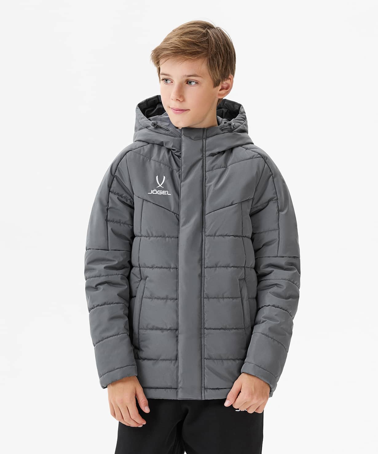 Куртка утепленная Jogel CAMP 2 PerFormPROOF Padded Jacket, темно-серый