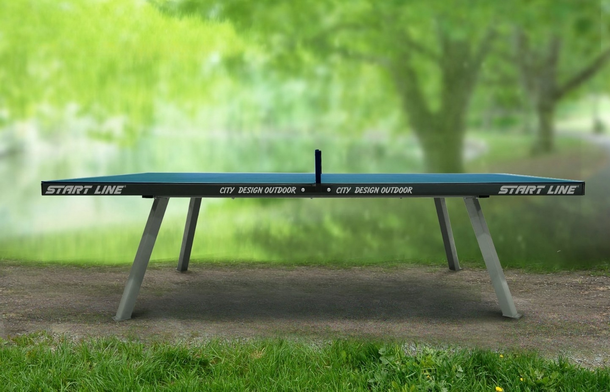 Теннисный стол Всепогодный Start Line City DESIGN 60-7121 Синий