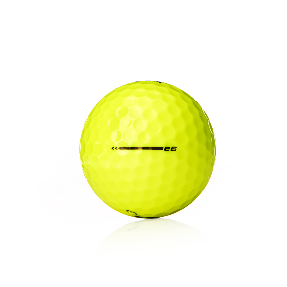 Мяч для гольфа, 3 шт\уп Bridgestone e6 Yellow BGB3EYX желтый