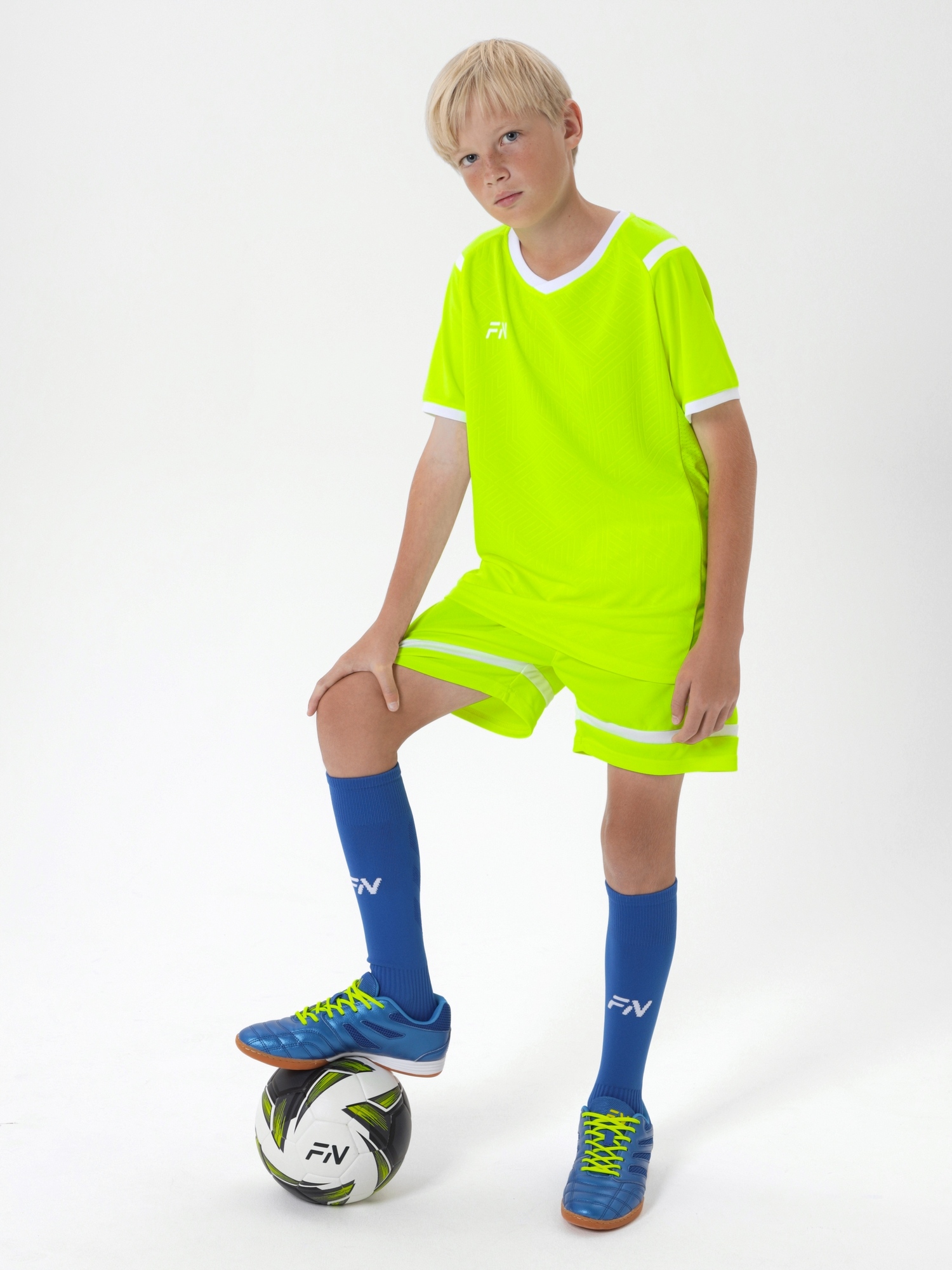 Детская футбольная форма FN Spirit Kid KFN4261018-918 Neon\White