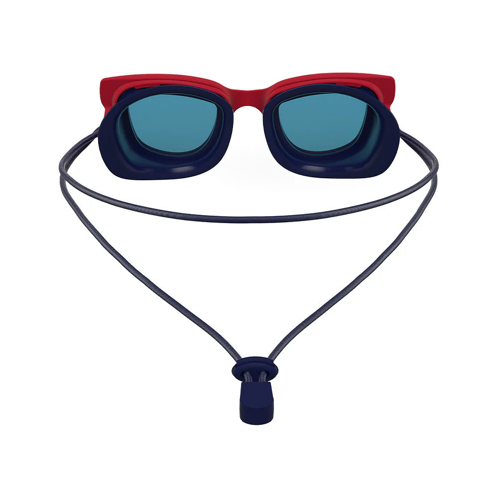 Очки для плавания детские Speedo Kids Sunny G Seaside, 8-7750491618, голубые линзы, красная оправа