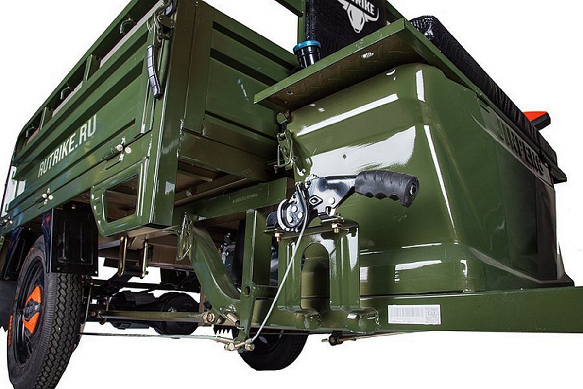Грузовой электротрицикл RuTrike Гибрид 1500 60V1000W 021345-2838 Черный