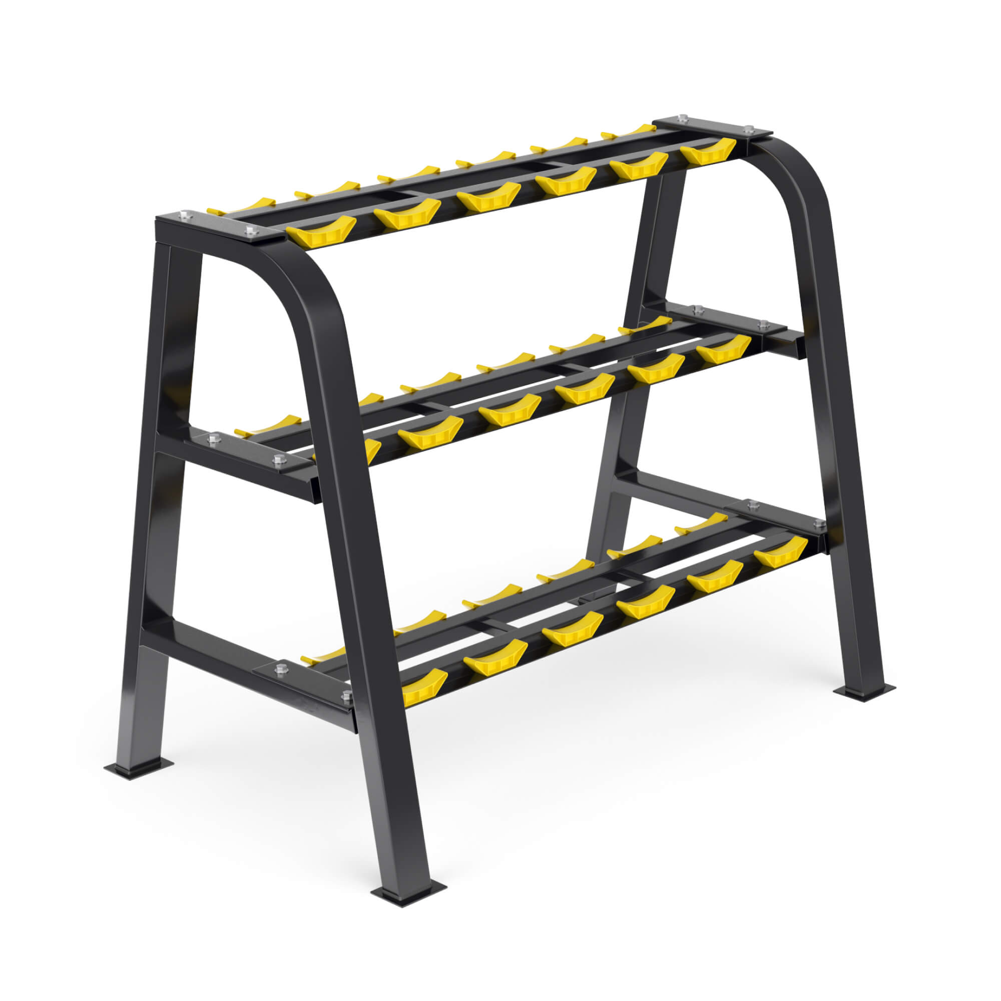 Стойка для гантелей UnixFit DumRack 9 PRO (500 кг) DBRK9PBKYL500