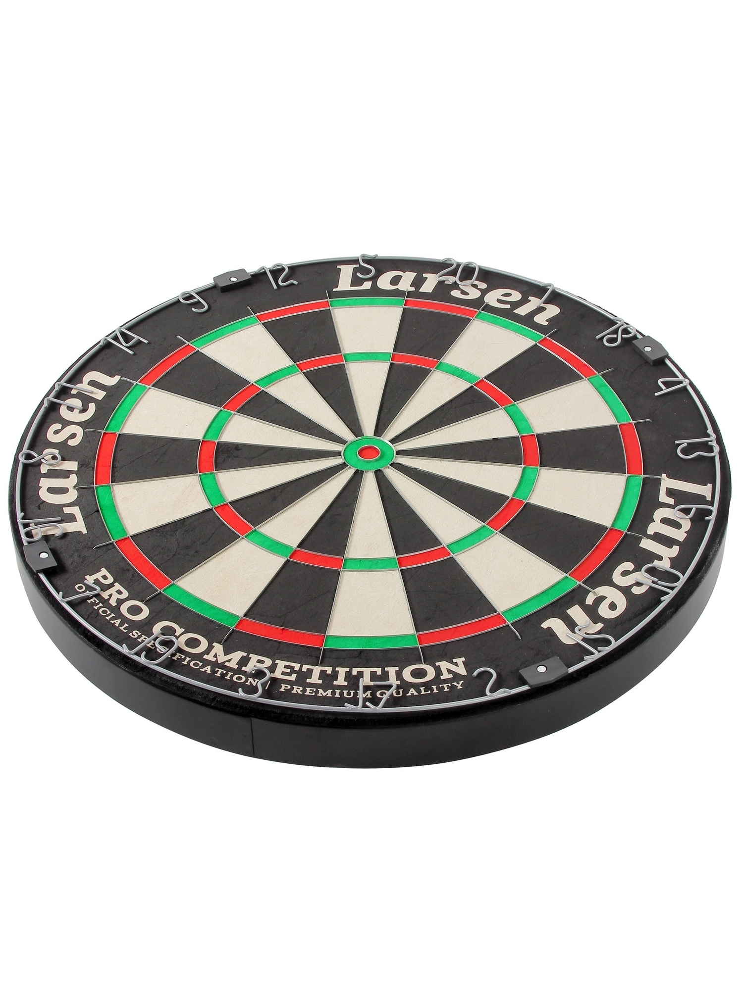 Мишень для игры в дартс, турнирная, сизаль, d45см Larsen Pro DG51001