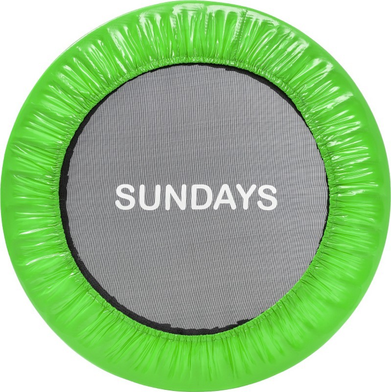 Батут с ручкой Sundays Fitness D101 377047 зеленый