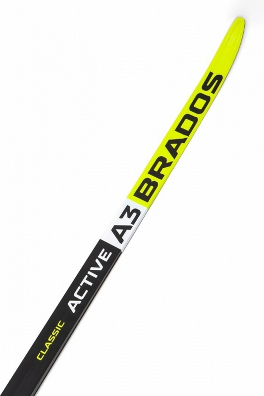 Лыжи Комплект NNN STC WAX Brados Active A3 Yellow