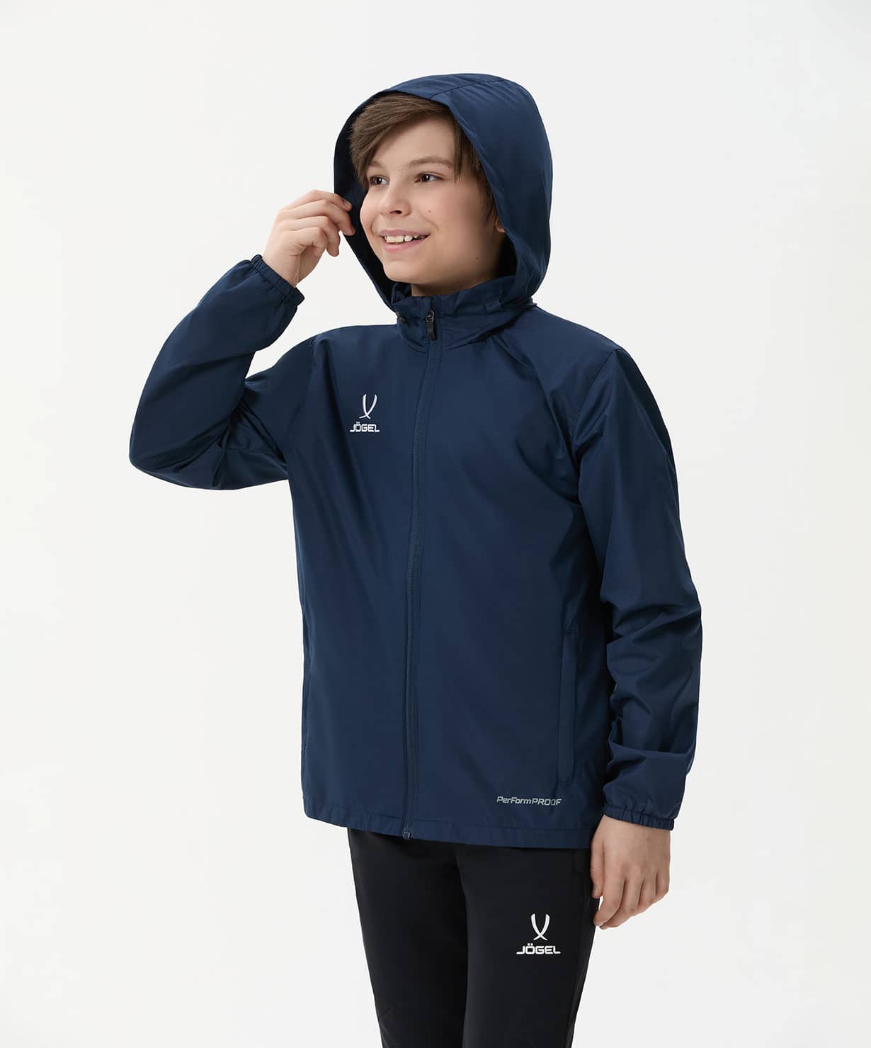 Куртка ветрозащитная Jogel DIVISION PerFormPROOF Shower Jacket, темно-синий