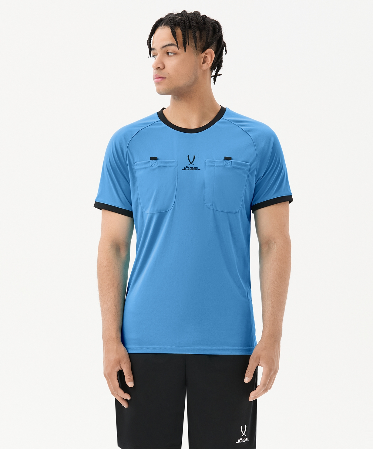 Футболка судейская Jogel Referee tee, голубой