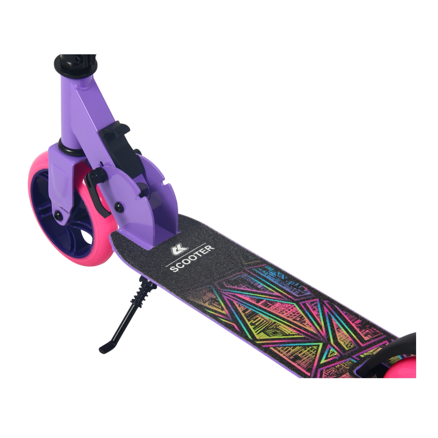 Самокат 145мм Sport Collection CK-SJ145-40 violet (фонарь и наклейка в подарок)