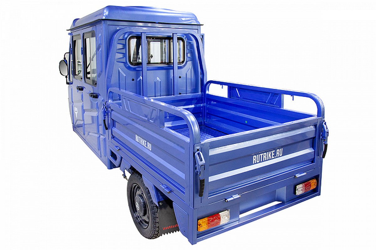 Грузовой электротрицикл RuTrike Рейс 1300 60V1200W 024458-2818 темно-зеленый