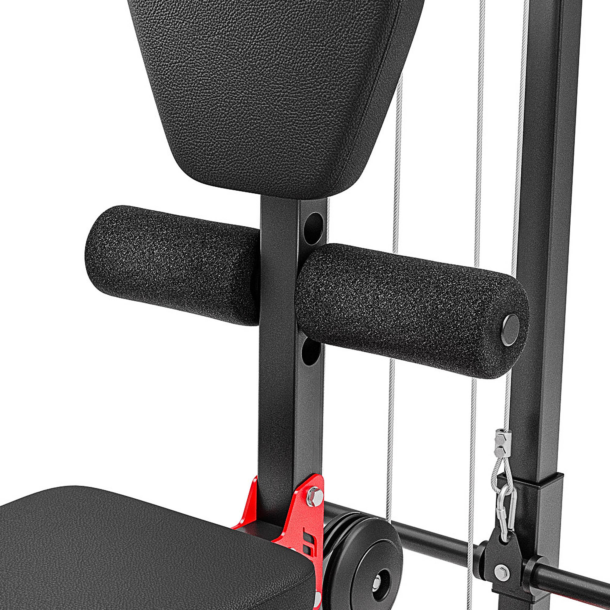 Тяга горизонтальная верхняя на свободном весе Marbo MH-W106 2.0 | Premium Fitness