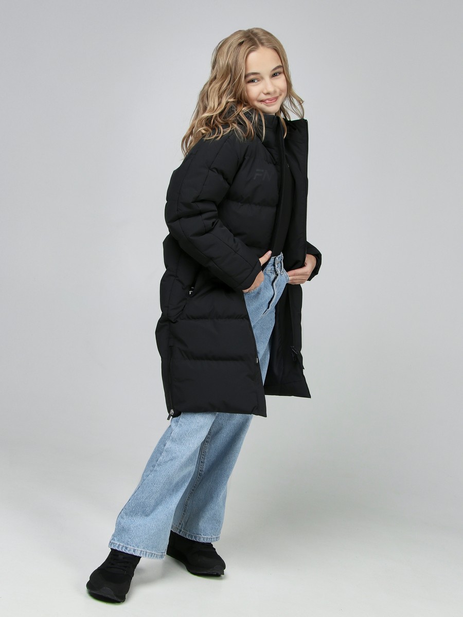 Детский пуховик FN Snowfall Long Kid KFN4201001-000 Black