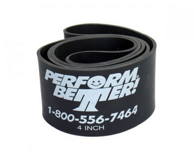 Ленточный амортизатор Perform Better SuperBand 1213-12-4 черный ширина 10 см, длина 203,2 см, кольцо 101,6 см, черный