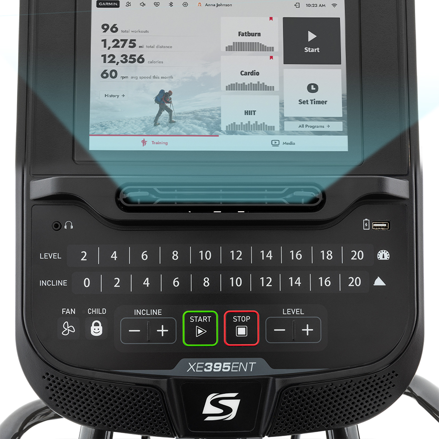 Эллиптический тренажер SPIRIT XE395 ENT