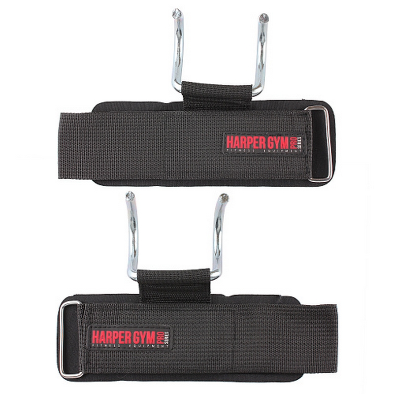 Крюки для перекладины и тяги Harper Gym Pro Series JE-2667 (пара)