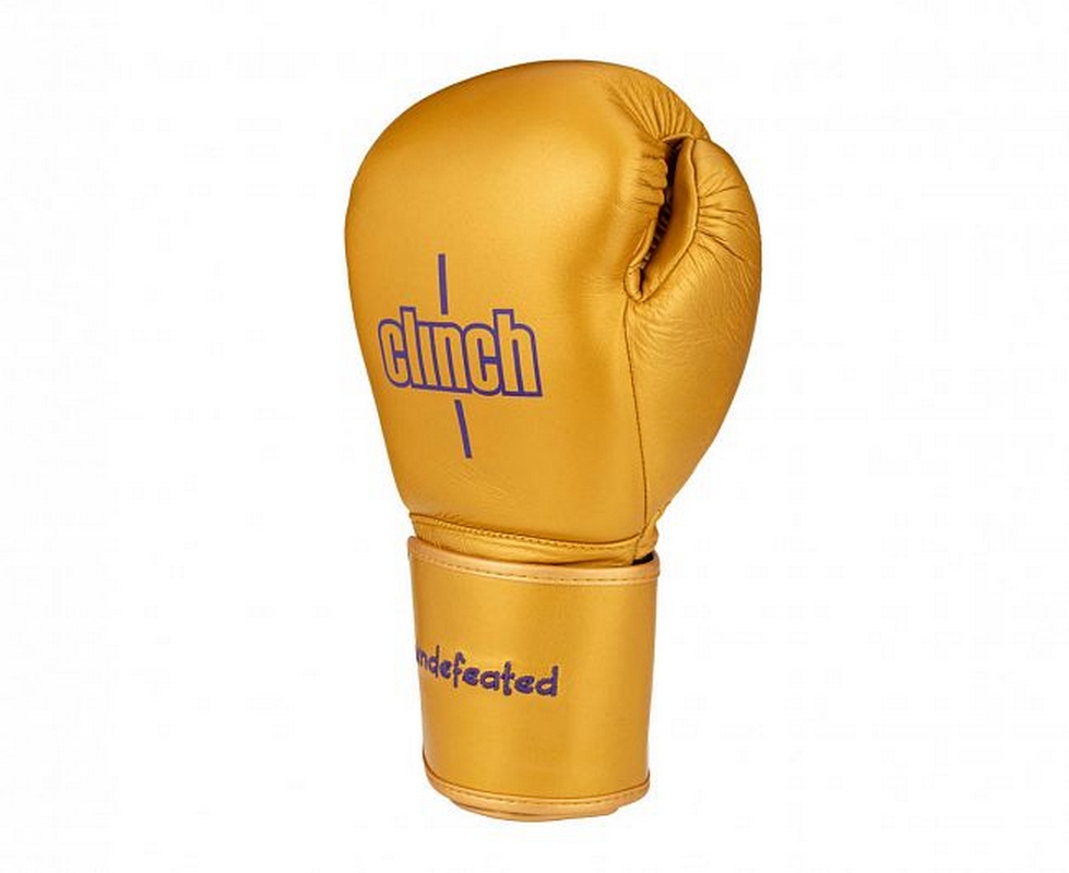 Перчатки боксерские Clinch Undefeated C161 золотой