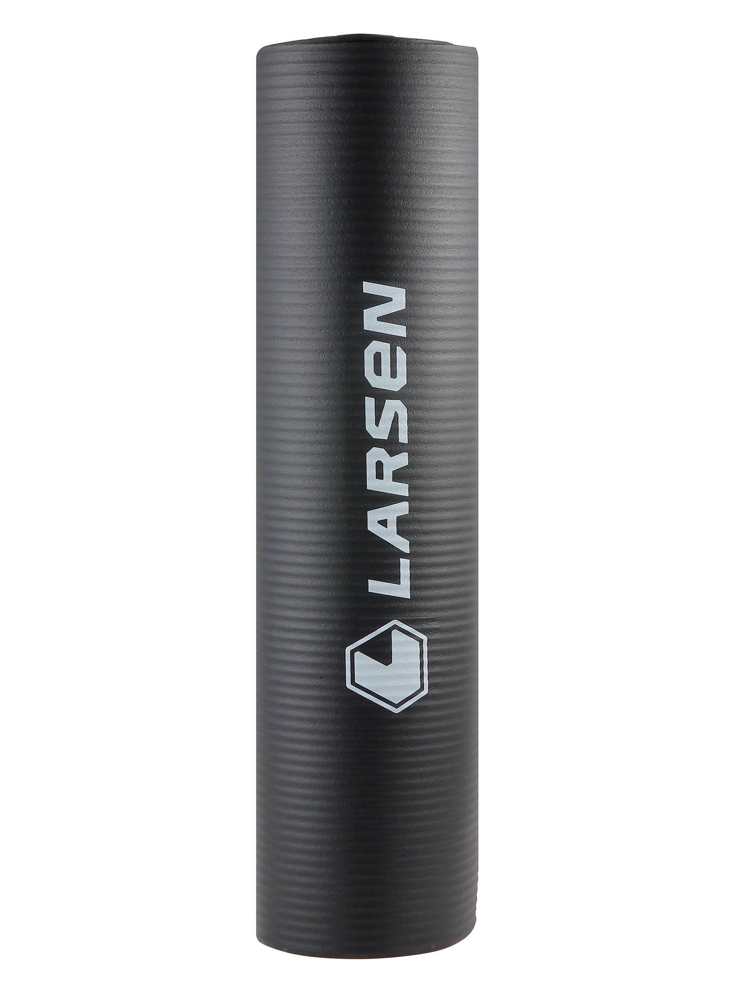 Коврик для фитнеса и йоги 183х61х1см, NBR Larsen ECE 069 чёрный