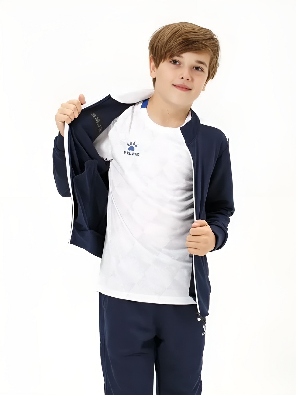 Детский спортивный костюм Kelme Tracksuit 3773200-424 Dark Blue