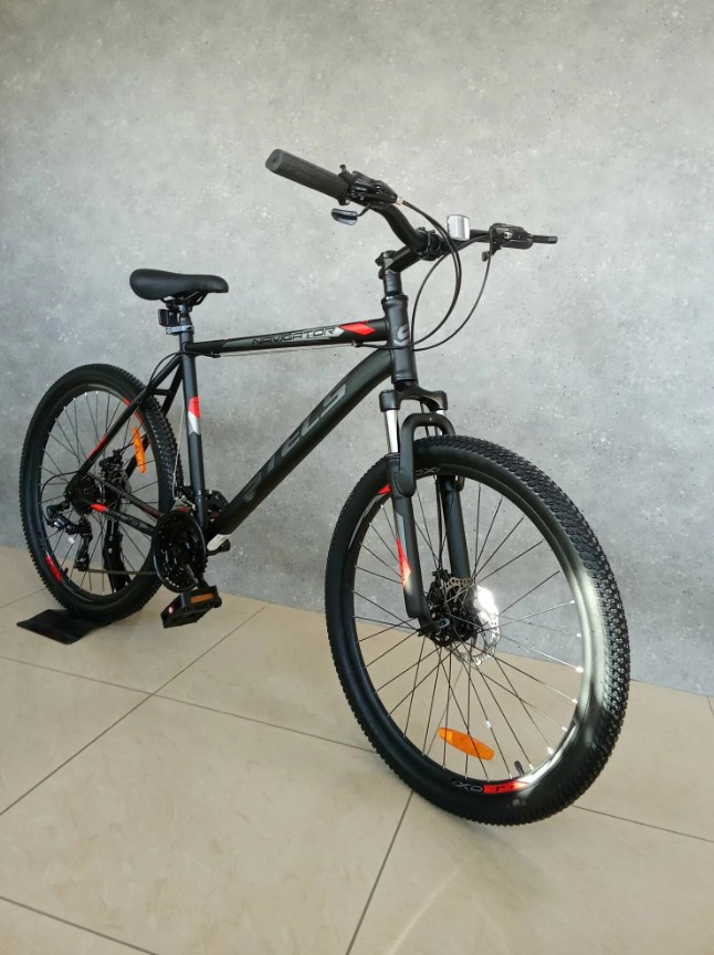 Велосипед 26" Stels Navigator 500 MD Z010 (рама 18) 2026 X0000001675 Черный\красный