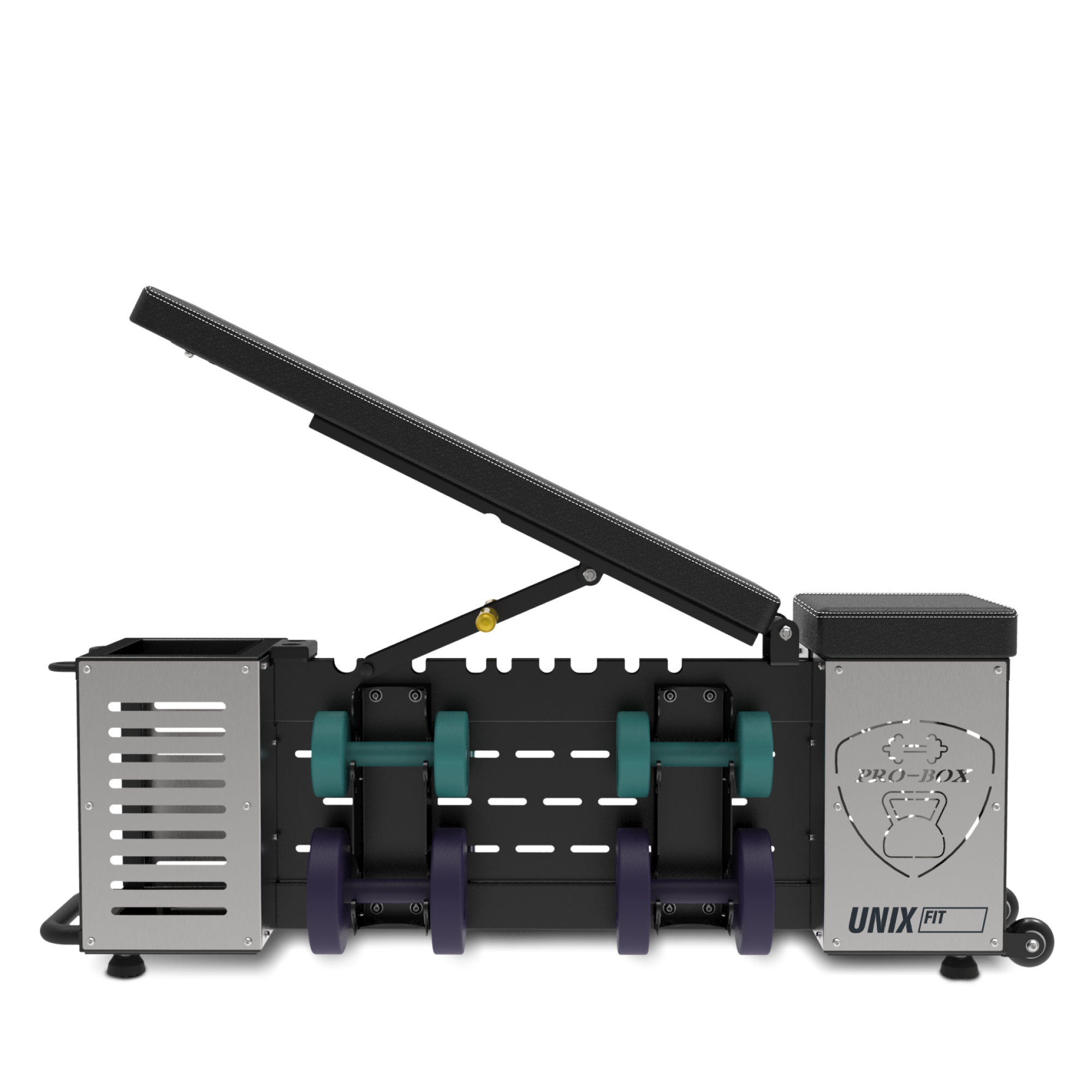 Скамья силовая многофункциональная UnixFit PRO UC-C38 | Premium Fitness