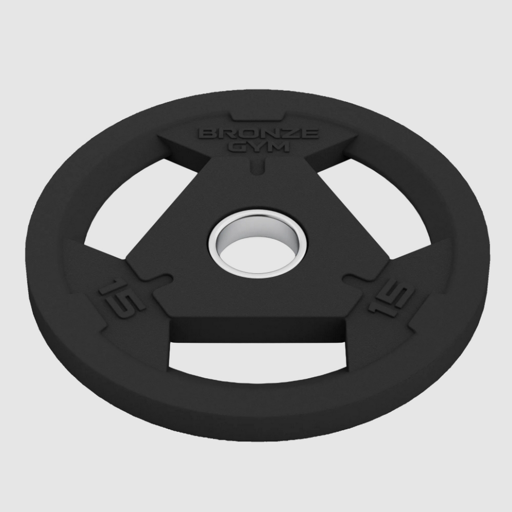 Диск олимпийский обрезиненный 15 кг Bronze Gym BGPLR150
