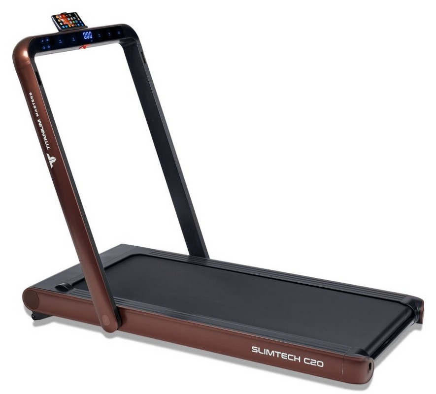 Беговая дорожка Titanium Masters TM Slimtech C20 коричневая