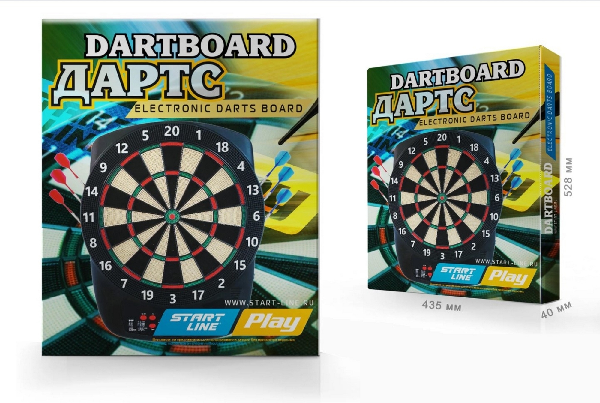 Комплект для игры в электронный дартс Start Line Play Electronic Dartboard SLP-EDB1