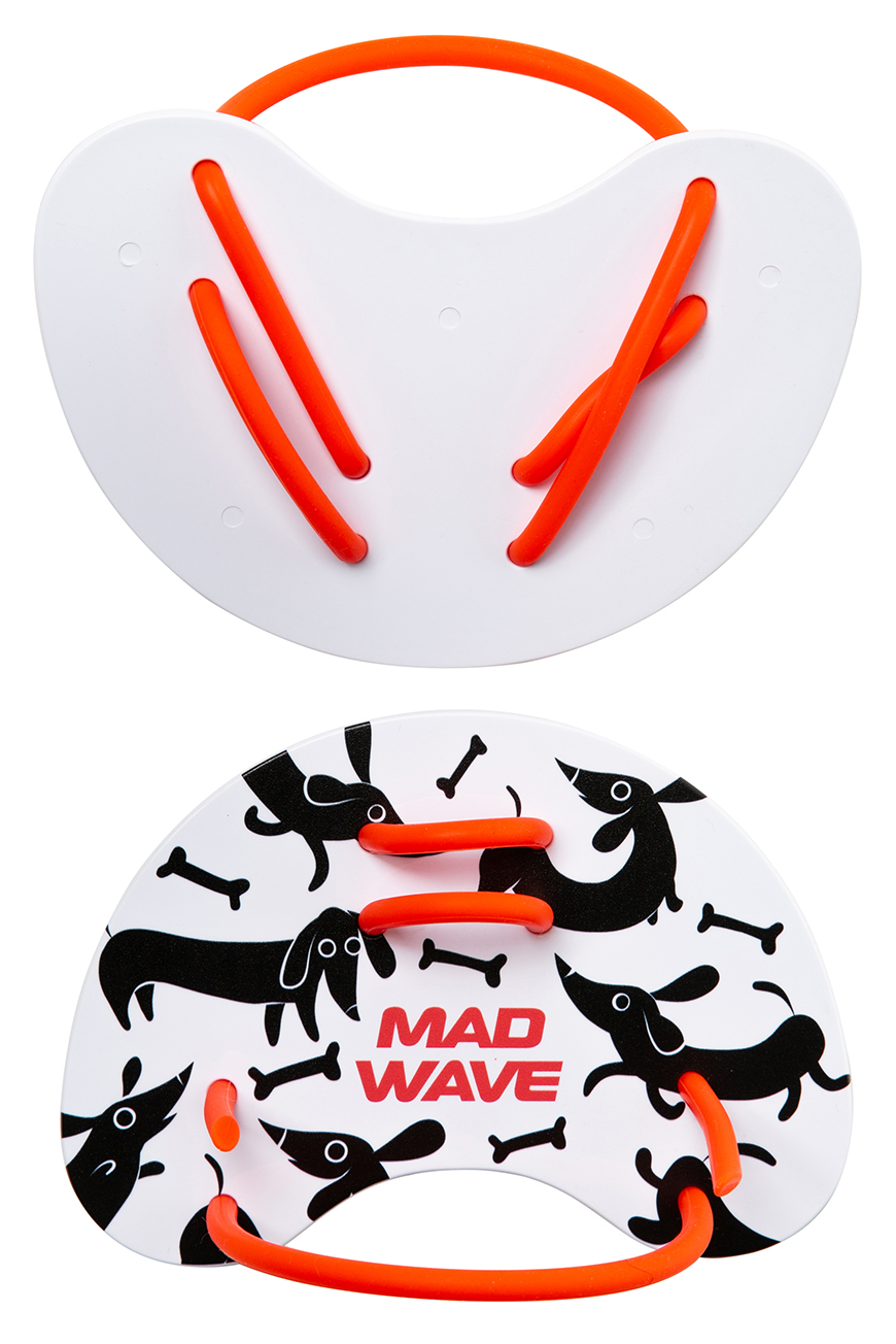Лопатки Mad Wave Paddles finger fun M0743 03 0 08W Оранжевый