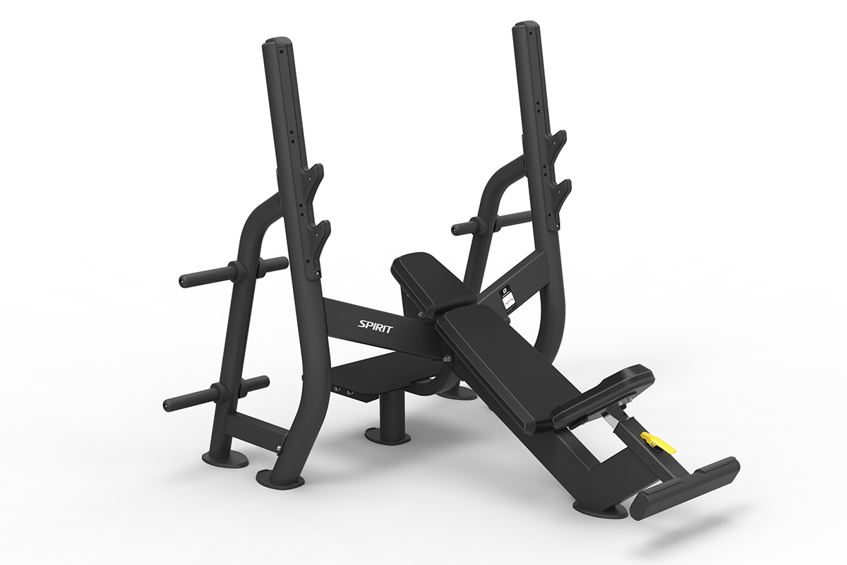 Олимпийская скамья для жима под углом SPIRIT SP-4210 | Premium Fitness