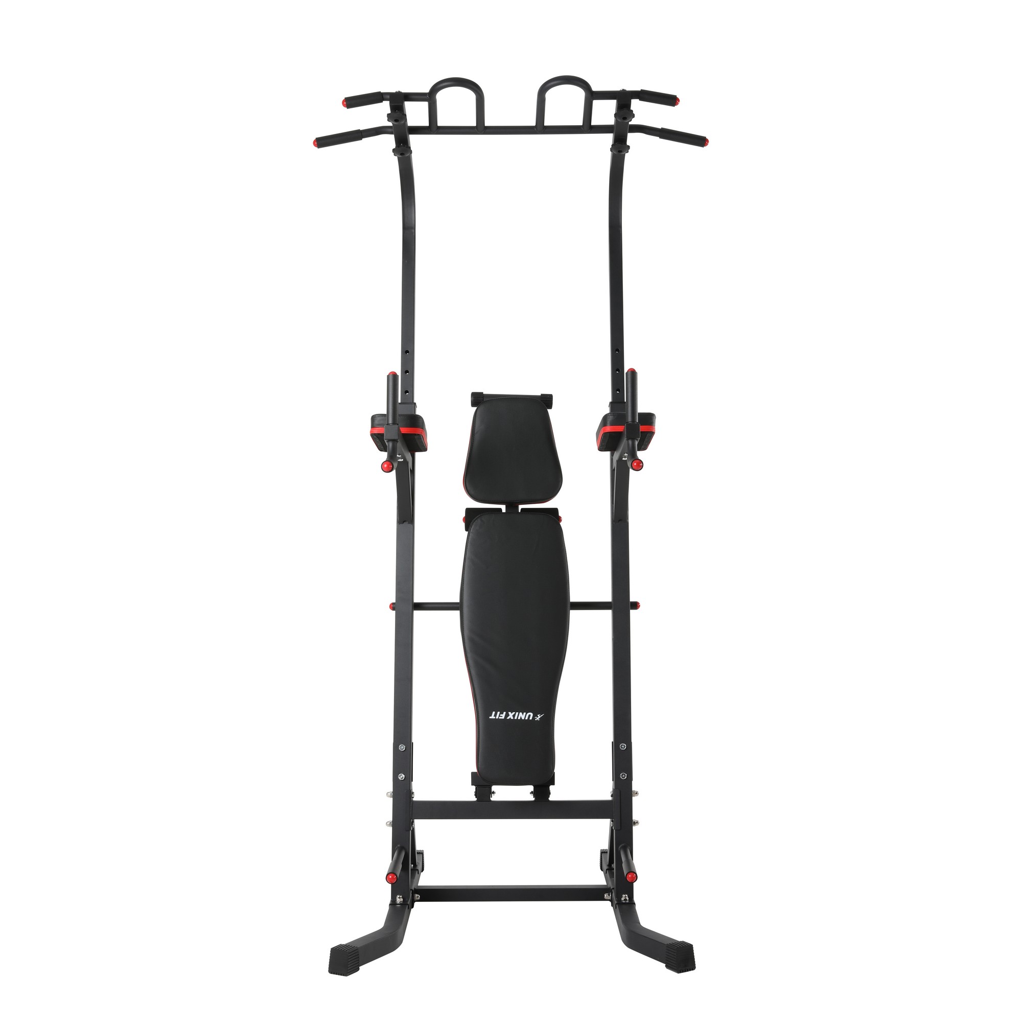 Турник-пресс-брусья со скамьей UnixFitt POWER TOWER 150P BSPT150P | Premium Fitness