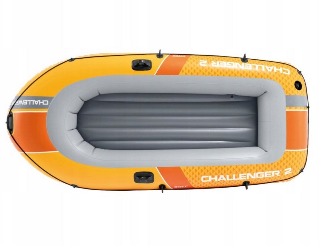 Надувная лодка Challenger 2 236х114х41см, вёсла 59623, насос 68612, до 200кг Intex 66312