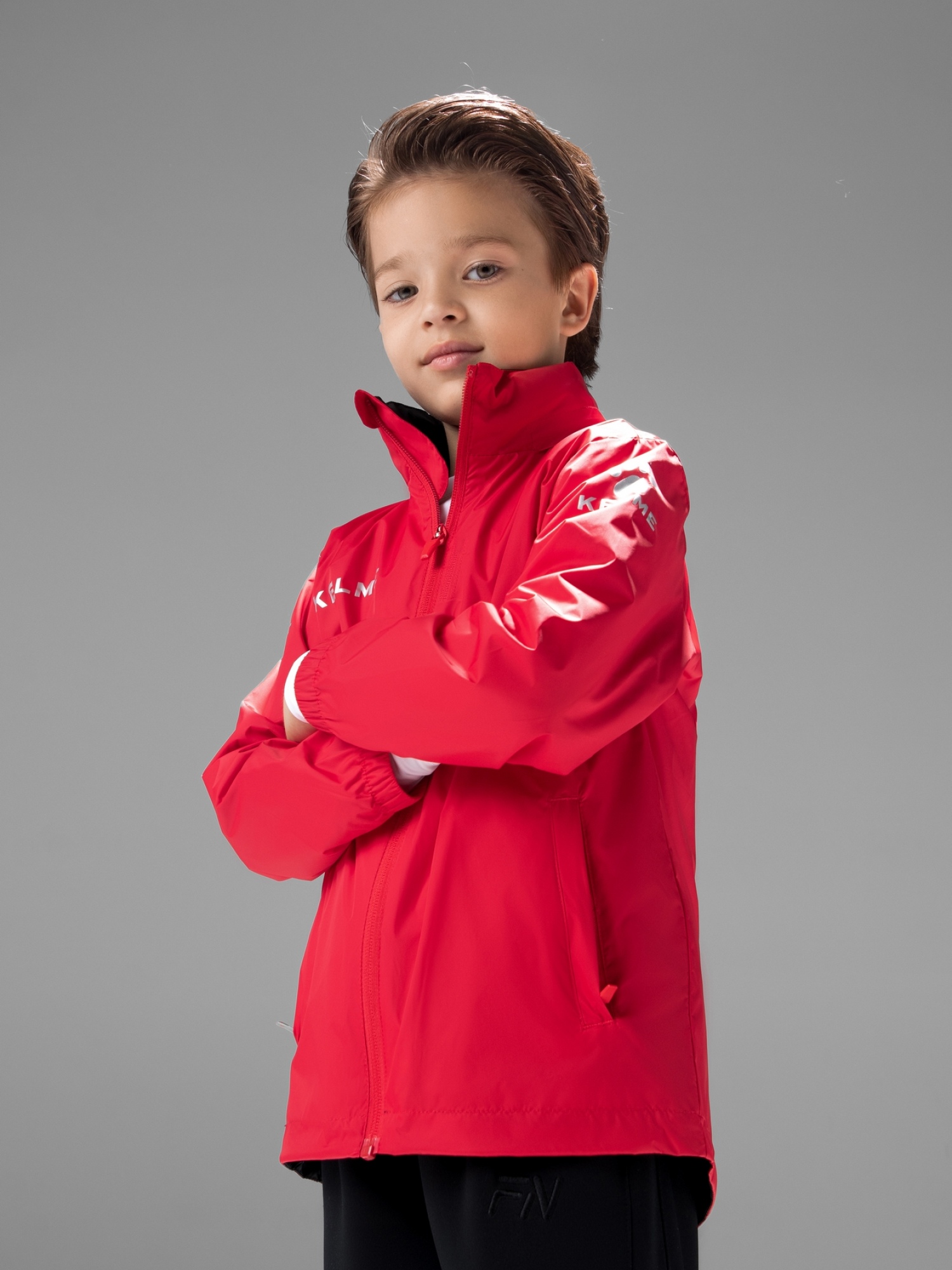 Детская ветровка Kelme Children's Raincoat 3803241-600 Red