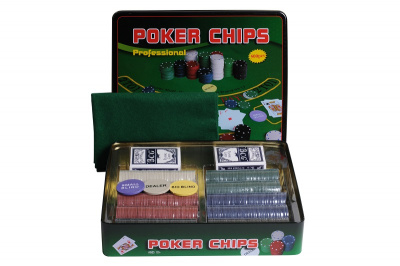 Набор для покера Partida Holdem Light на 500 фишек с номиналом