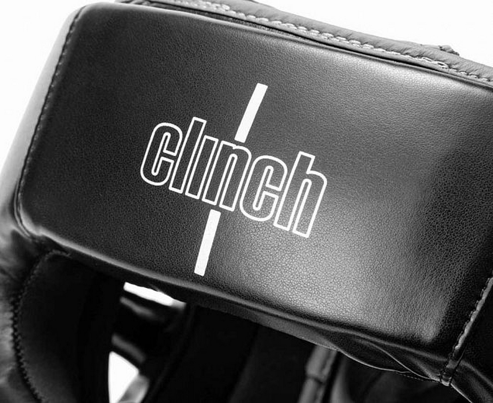 Шлем боксерский Clinch Contender Full Face C225 черно-серый