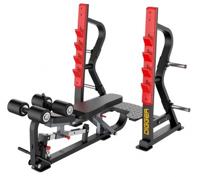 Скамья для жима с регулируемым углом наклона Hasttings Digger HD036-5 | Premium Fitness