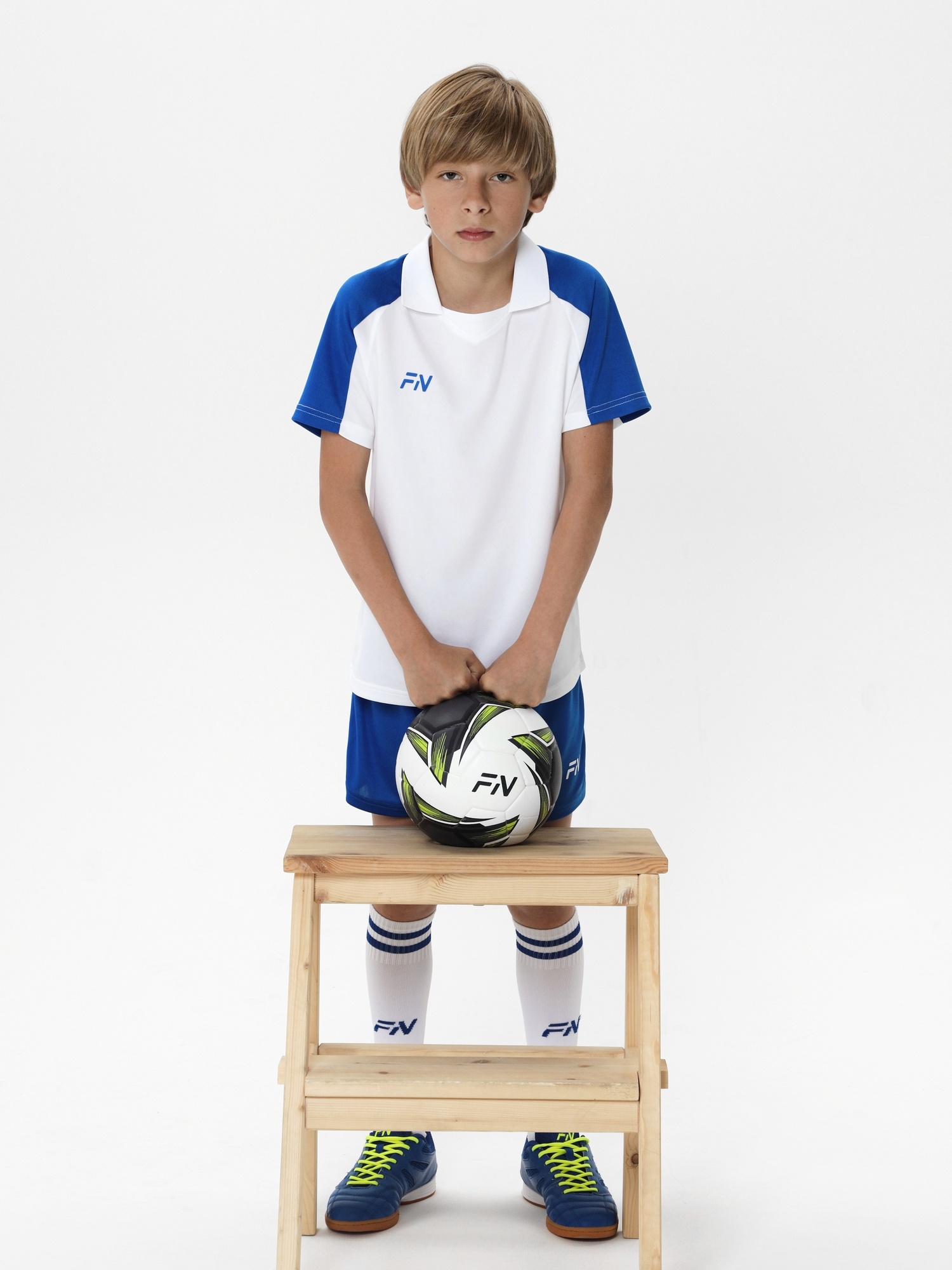 Детская футбольная форма FN Phantom Kid KFN4261022-409 White\Blue