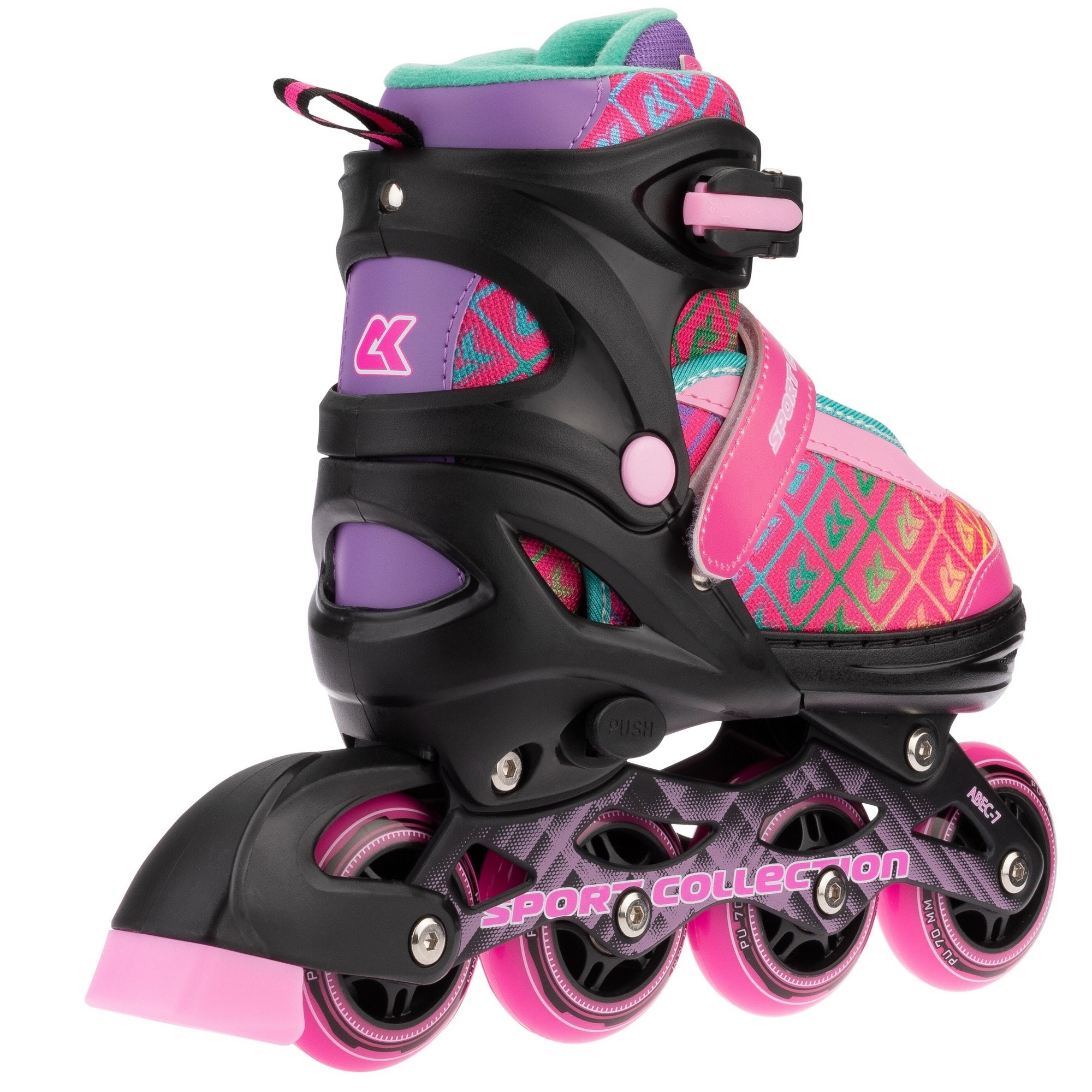 Раздвижные роликовые коньки Alpha Caprice CK Pink