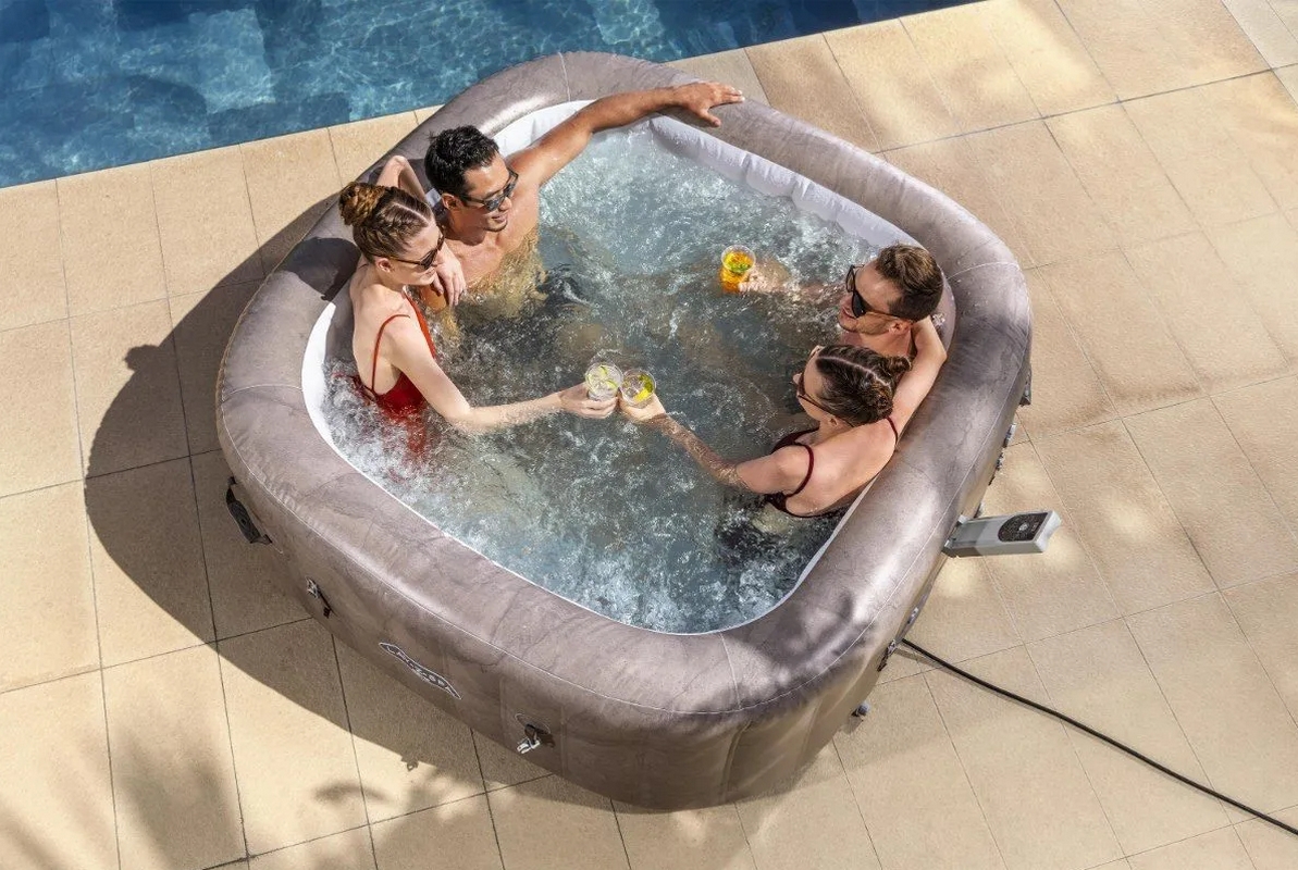 Надувной СПА бассейн (джакузи), 180х71 см Bestway Lay-Z-Spa Rome MaxHold 6001K