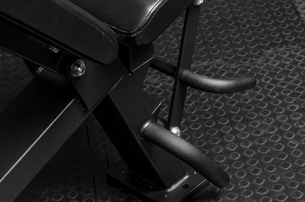 Скамья с регулировкой угла наклона YouSteel (СКР-1), цвет черный | Premium Fitness
