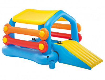 Игровой центр с горкой Домик Intex 58294