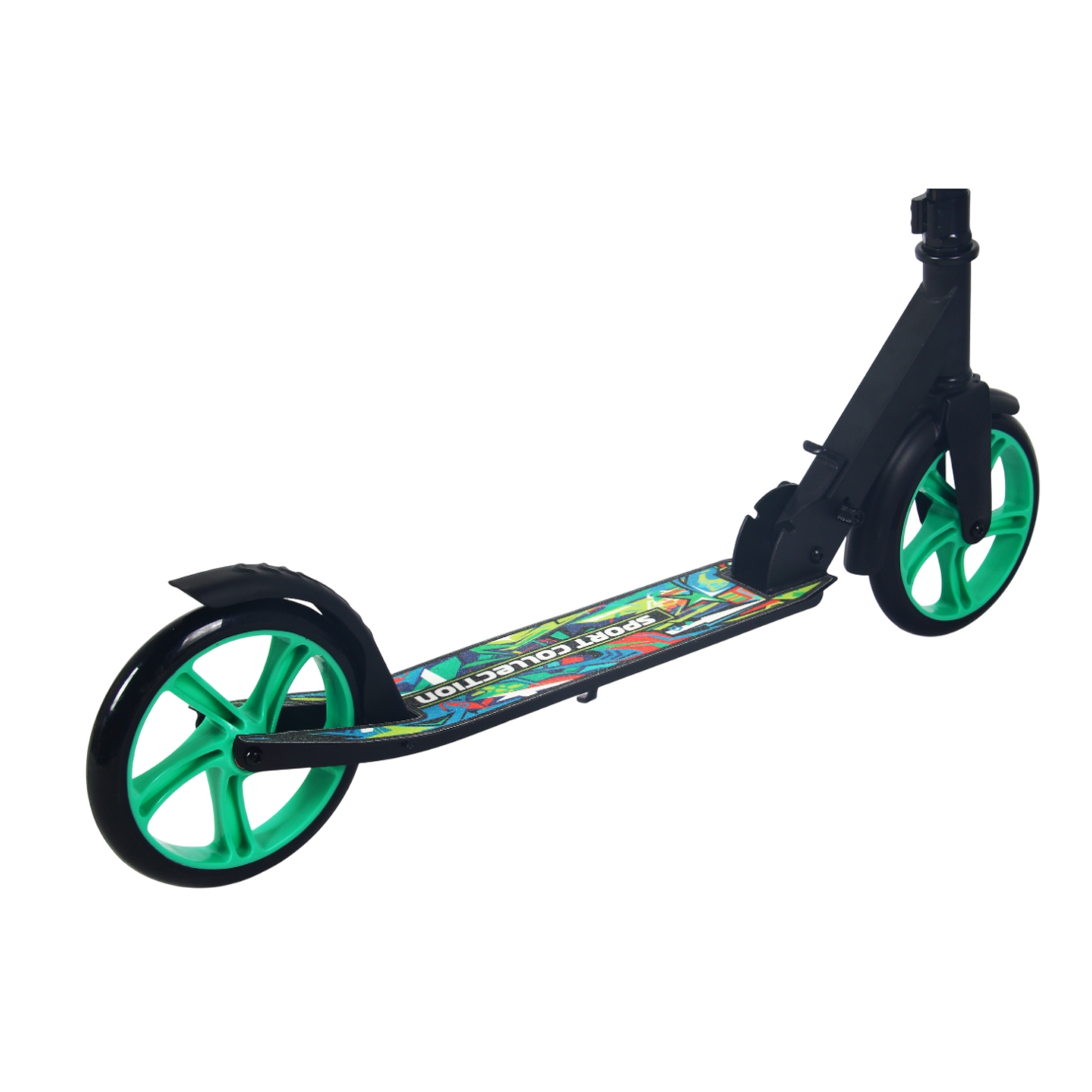 Самокат 200мм Sport Collection CK-SA200-3 black (фонарь и наклейка в подарок)