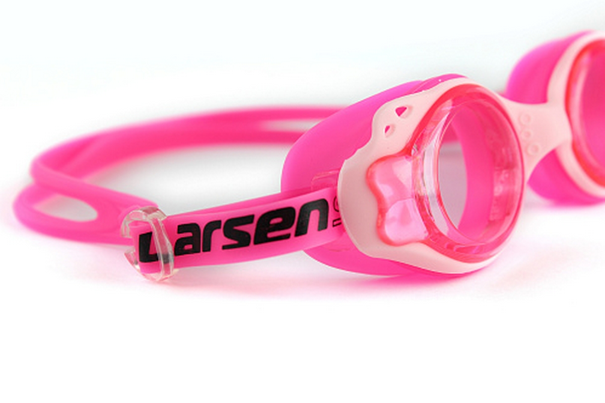 Очки плавательные детские Larsen DS-GG209 soft pink\pink