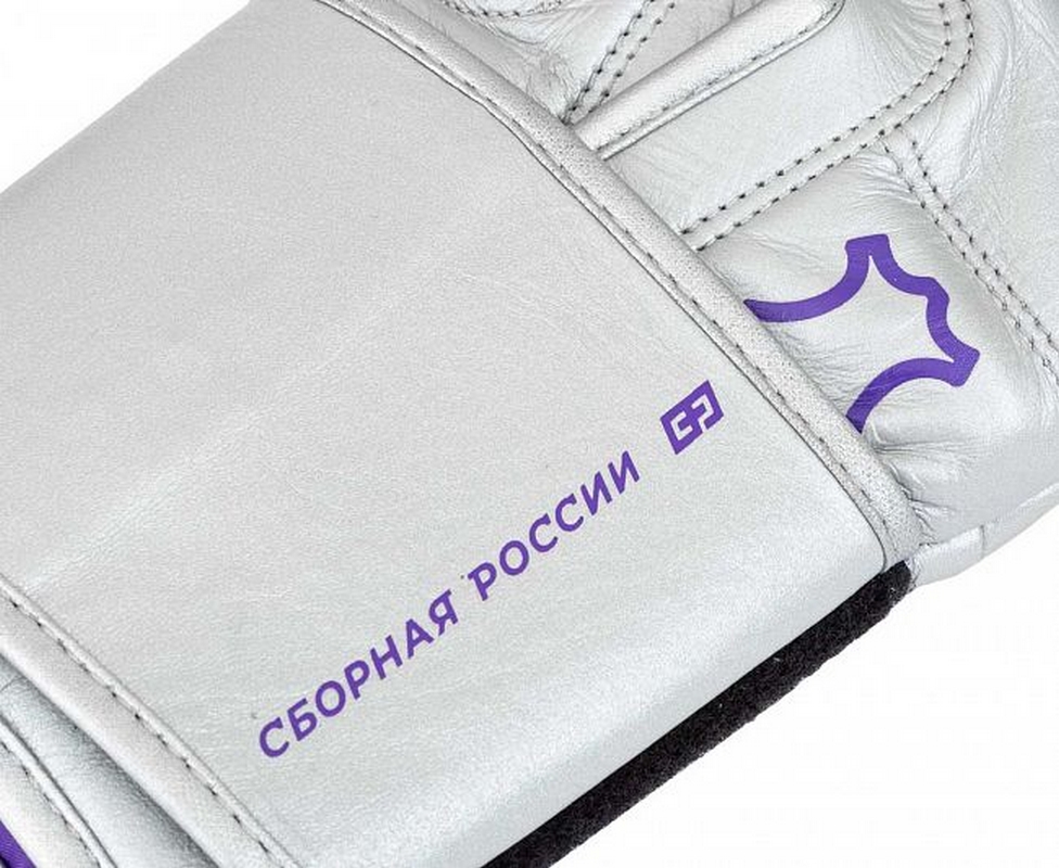 Перчатки снарядные Clinch Bag Mitts Undefeated Russian Team C167RT серебристый