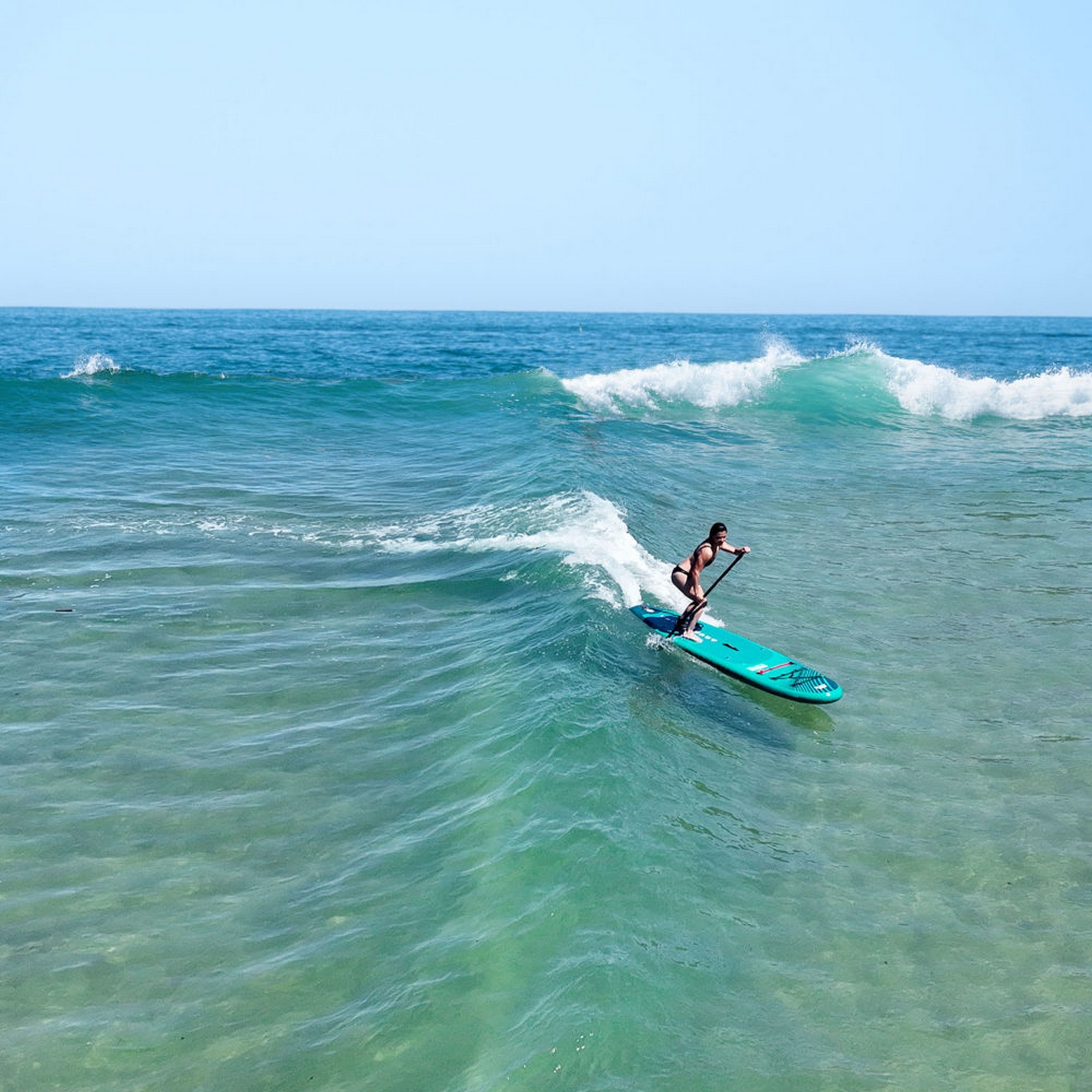 SUP-доска 300х76х12см, насос, весло, лиш, киль, ремнабор, сумка, до 100кг Aqua Marina Breeze BT-23BRP