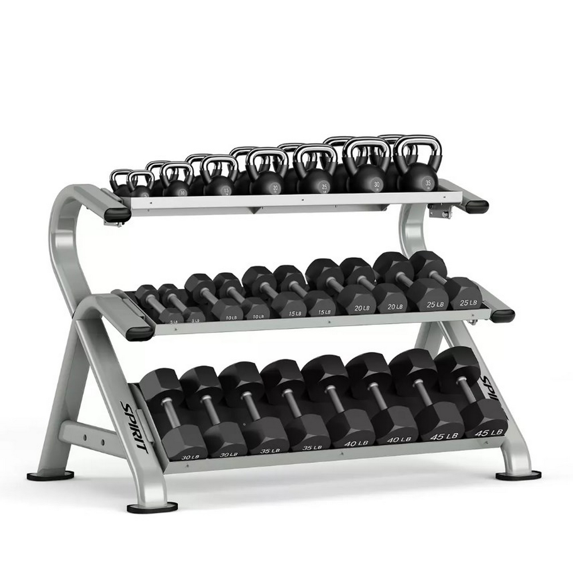 Стойка для гантелей (3 уровня) SPIRIT ST800DR3