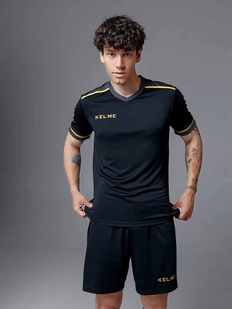 Футбольная форма Kelme Short Sleeve Football Uniform 3871001-037 Black