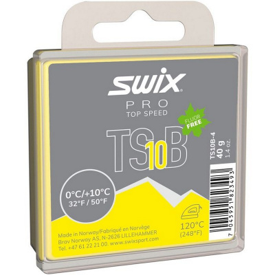Парафин углеводородный Swix TS10 Black (0°С +10°С) 40 г TS10B-4