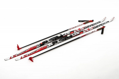 Лыжи Комплект NNN (крепление STC) STC WAX Brados LS Red