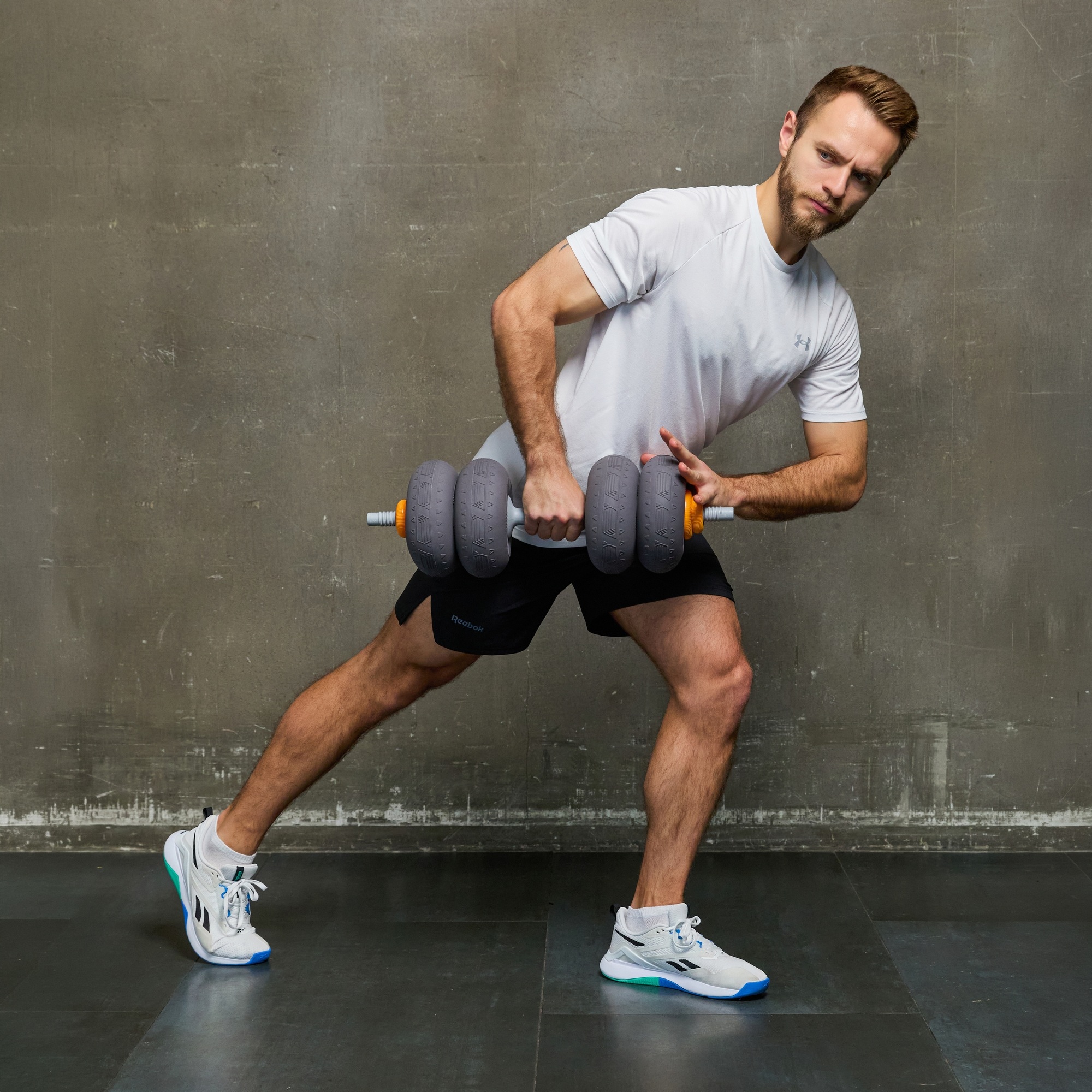 Мягкая гантель 15 кг Live Pro Soft Dumbbell RUMFYL03-15KG серый\оранжевый