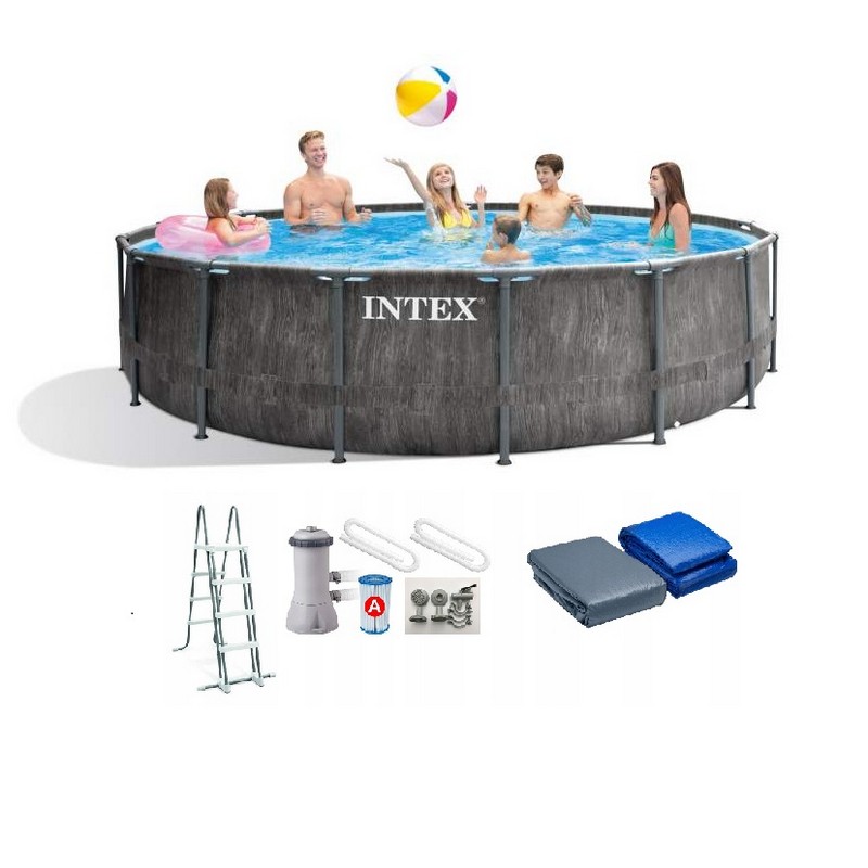 Каркасный бассейн Intex Greywood Prism Frame 549х122 см 26744